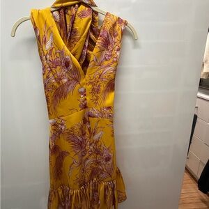 Alexis Floral Yellow Dress